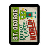St. George Utah Robot - Funny  Magneet (Verticaal)