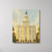 St. George Utah Temple Painting™ LDS Art Canvas (Voorkant)