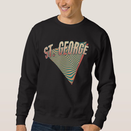 St. George Utah Throwback Retro Trui (Voorkant)