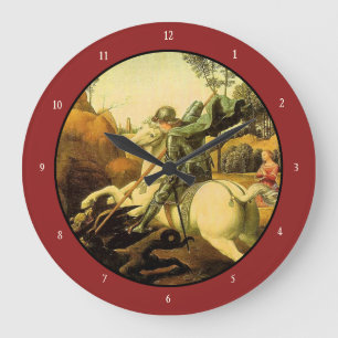 St. George van Raphael "en de Draak" (circa 1505) Grote Klok