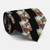 St. George vecht tegen de draak van Raffael Stropdas (Opgerold)