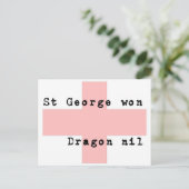 St. George's Day Briefkaart (Staand voorkant)