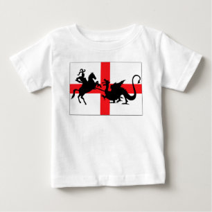 St. George's Day English flag baby