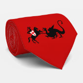 St George's day Stropdas (Opgerold)