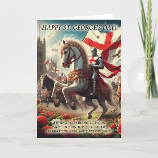 St. George's Day Wenskaart Kaart