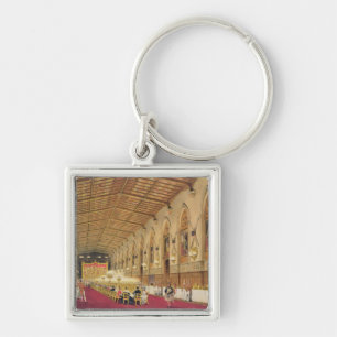 St. George's Hall, Windsor Castle, 1838 (kleur ver Sleutelhanger
