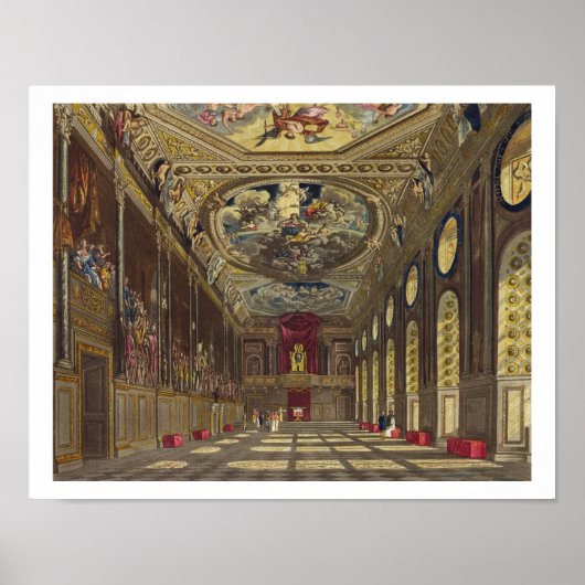 St. George's Hall, Windsor Castle, uit 'Royal Res' Poster (Voorkant)