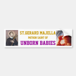 ST. GERARD MAJELLA BUMPERSTICKER