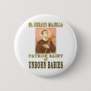ST. GERARD MAJELLA RONDE BUTTON 5,7 CM