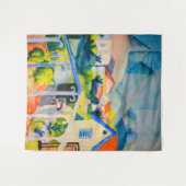 St Germain bij Tunis | Auguste Macke | Wandkleed (Voorkant (horizontaal))