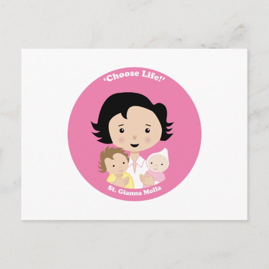 St. Gianna Molla Briefkaart (Voorkant)