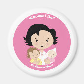 St. Gianna Molla Magneet (Voorkant)