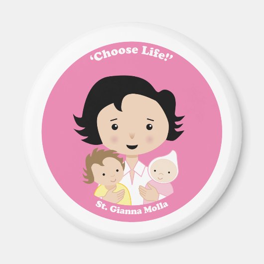 St. Gianna Molla Magneet (Voorkant)
