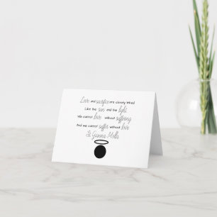 St. Gianna Molla Quote Card Kaart