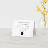 St. Gianna Molla Quote Kaart (Gele Bloem)