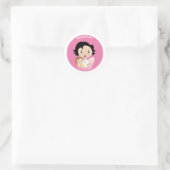 St. Gianna Molla Ronde Sticker (Tas)