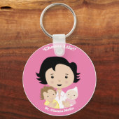 St. Gianna Molla Sleutelhanger (Voorkant)