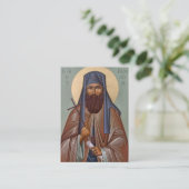 St. Gideon, Righteous Martyr Prayer Card           Plaatskaartje (Staand voorkant)