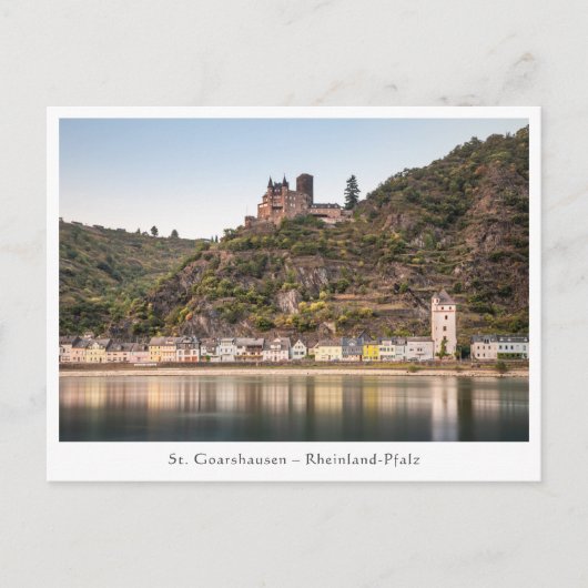 St. Goarshausen - Burg Katz Briefkaart (Voorkant)