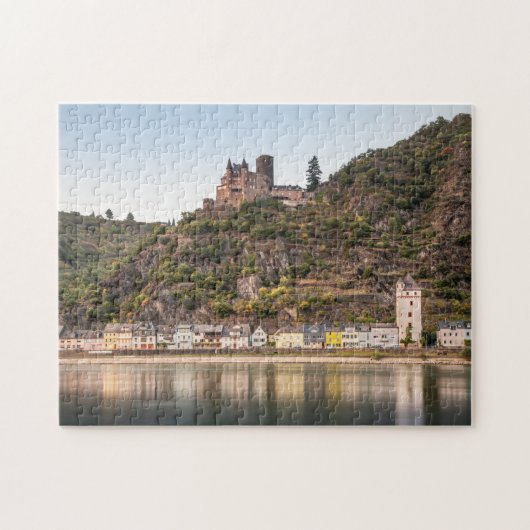 St. Goarshausen - Burg Katz Legpuzzel (Horizontaal)