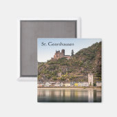 St. Goarshausen - Burg Katz Magneet (Voorkant / Achterkant)
