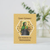 St. Gobnait of Ballyvourney (SAE 003) Briefkaart (Staand voorkant)