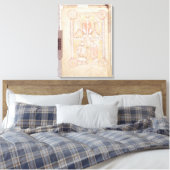 St. Gregory de Grote 2 Canvas Afdruk (Insitu (Slaapkamer))