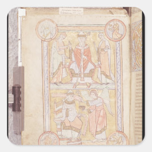 St. Gregory de Grote 2 Vierkante Sticker