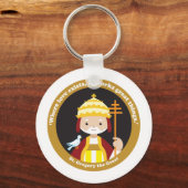 St. Gregory de Grote Sleutelhanger (Voorkant)