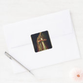 St. Gregory de Grote Vierkante Sticker (Envelop)