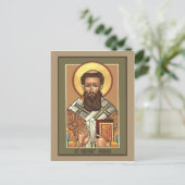 St. Gregory Palamas Prayer Card Briefkaart (Staand voorkant)