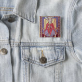 St. Gregory Vierkante Button 5,1 Cm (In situ)