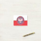 St. Hedwig Texas Poolse Amerikaanse adelaar Post-it® Notes (Op bureau)