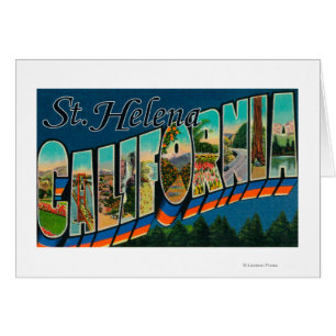 St. Helena, Californië - grote letterscènes