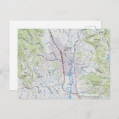 St. Helena, Californië Kaart (Voorkant / Achterkant)