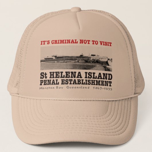 St Helena Island Trucker Pet (Voorkant)