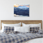 St. Helens gewikkeld doek Canvas Afdruk (Insitu (Slaapkamer))
