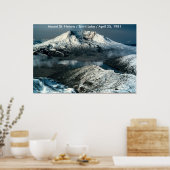 St. Helens monteren Poster (Keuken)