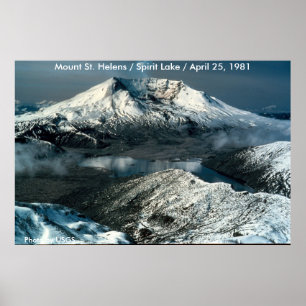 St. Helens monteren Poster