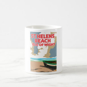 St helens strand eiland Wight reisposter Magische Mok