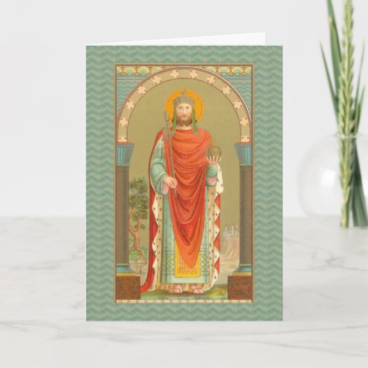 St. Henry II, keizer (BBS 10) Blank, groet van 5 x Kaart (Voorkant)