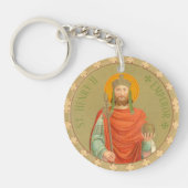 St. Henry II, keizer (BBS 10) Round Sleutelhanger (Voorkant)