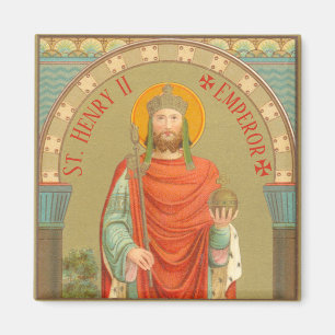 St. Henry II, keizer (BBS 10) Square Magneet