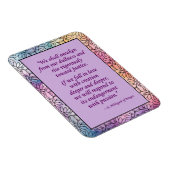 St. Hildegard de Bingen Quote Magnet (Côté Droit)