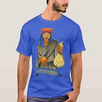 St Homobonus Patron Saint Business People Tailo T-shirt