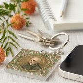 St. Ignatius Loyola (BK 050; motto in het Engels) Sleutelhanger (Voorkant Rechts)