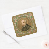 St. Ignatius Loyola (BK 050) Vierkante Sticker (Envelop)