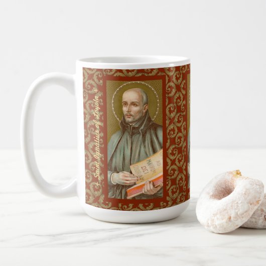 St. Ignatius Loyola (JM 27) Coffee Mok (Met donut)