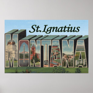 St. Ignatius, Montana Poster