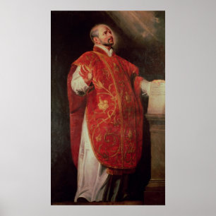 St. Ignatius of Loyola Founder of the Jesuits Poster